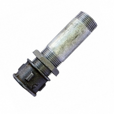 Сгон сталь оц Ду 15 L=110мм в комплекте ГОСТ 8969-75, DN 15, 1/2 дюйма